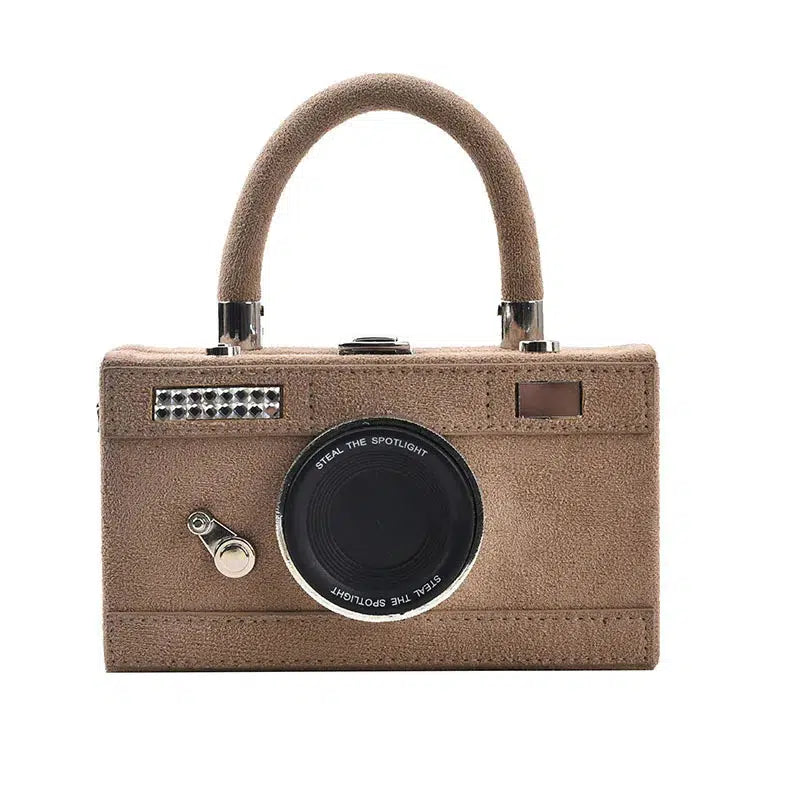 Camera-Inspired Clutch | Chic Ladies' Compact Crossbody Bag | Petite Shoulder Bag Purse